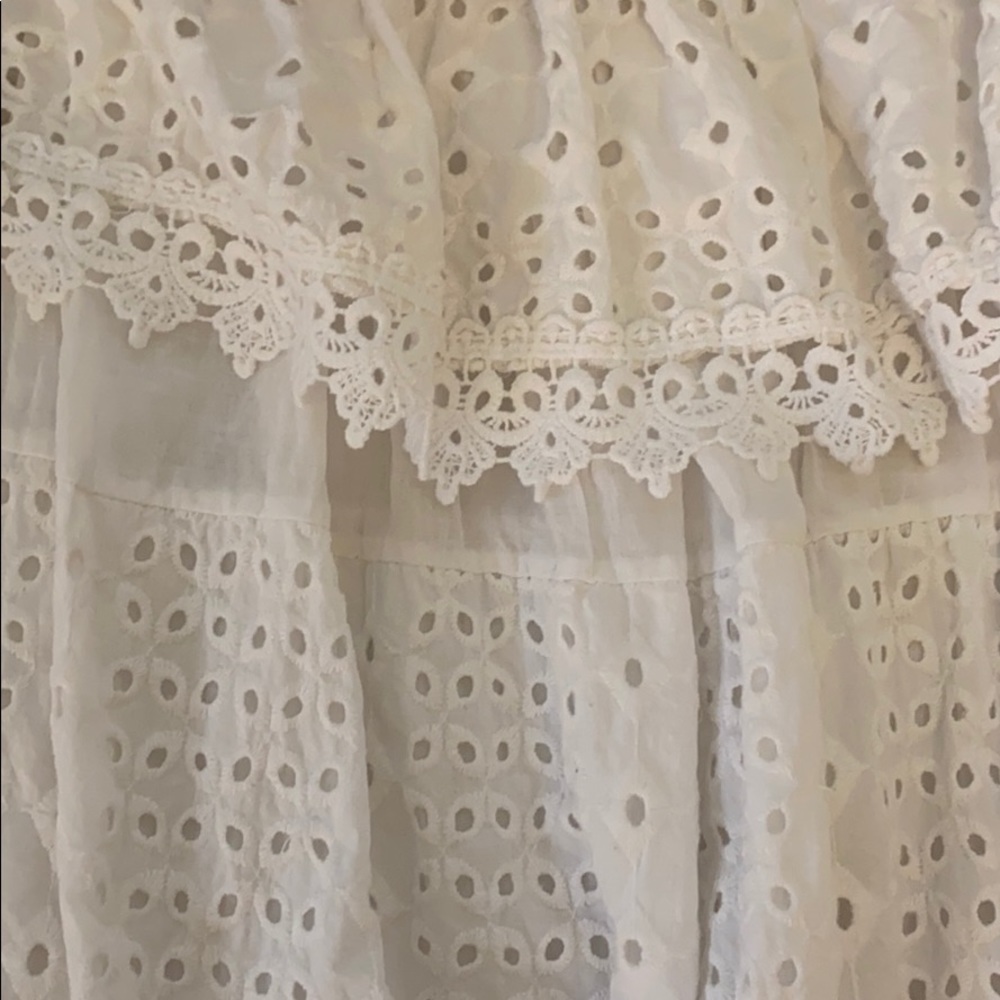 White Off Shoulder Sundress - Picture 3 of 3